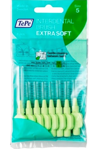 Tepe Extra Soft Arayüz Fırçası 8'li 0.8 MM