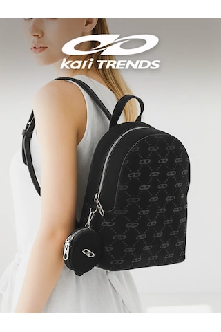 Kari Şehir A5 Deri Sırt Çantası 463477541 Siyah