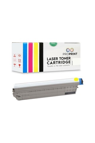 Proprint Oki C822 44844625 Sarı Uyumlu Toner 7300 Sayfa C822N