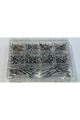 200 ADET 3 MM 4 MM POP PERÇİN SETİ