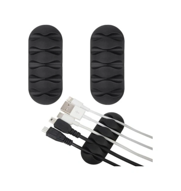 Kablo Tutucu 5 Kanallı 3lü Siyah 4741