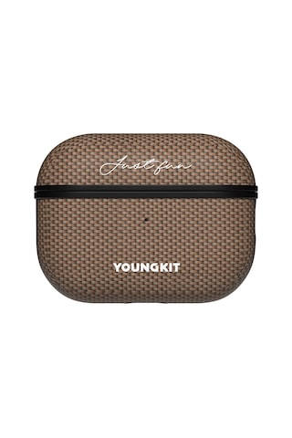 Airpods Pro 2.nesil Kılıf Magsafe Uyumlu Aramid Fiber Youngkit 1500d Kevlar Extreme Wing Serisi Gold