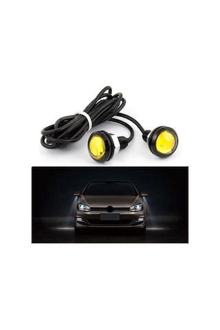 Kartal Gözü Oto Ayna Altı Led Beyaz 18 MM 2 Adet