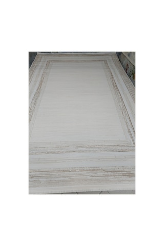 200x290 6m2 Akrilik Dokuma Uzun Ömürlü Halı Ekru Krem