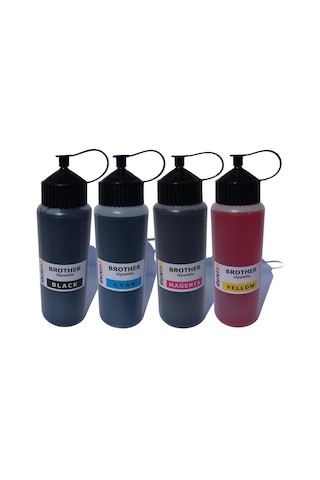 Duruink Brother Dcp-t820dw Uyumlu 4x500ml Mürekkep Dolum Seti