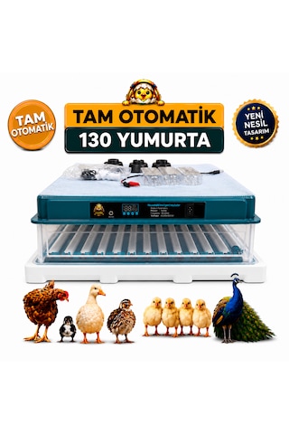 130 Yumurta Kapasiteli Tam Otomatik Kuluçka Makinesi