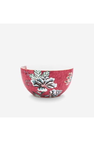 Kırmızı Porselen Çorba Kasesi 12 Cm