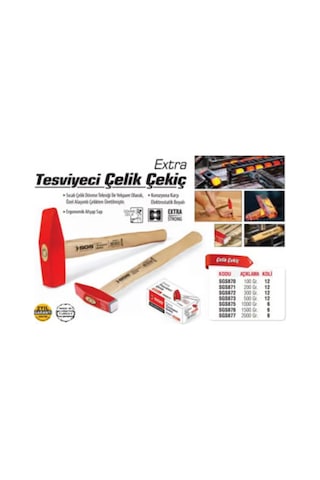 Tesviyeci Çekiç 500 Gr Extra