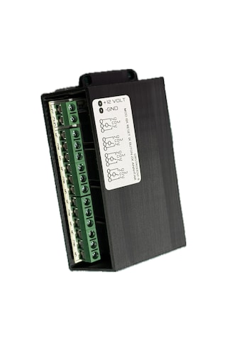 4 Kanal 12v Uzaktan Kumandalı Rf Modüllü Alıcı Verici + 4 Butonlu Kumanda Metal