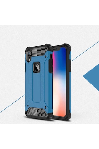 Apple Uyumlu iPhone XR Kilif Tam Korumali Armor Silikon Kapak 555816984