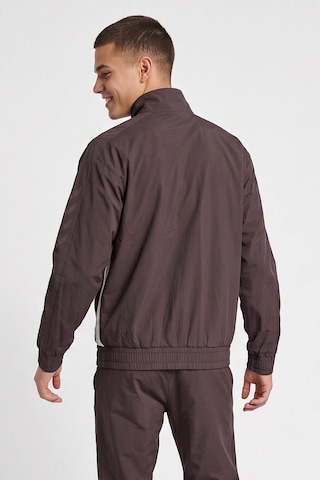 Hummel Logolu Dik Yaka Fermuarlı Sweat Erkek Sweat 922571-9612 Kahve