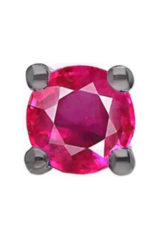 Sirius Pembe Turmalin Tektaş Erkek Küpesi 0823E0051