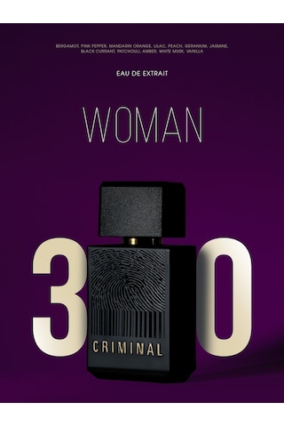 Criminal Woman 30 Edp 50 ml Kadın Parfüm
