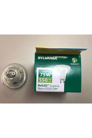 Sylvanıa Dimli 6w 75w 550 Lümen Gu 10 2700 Kelvin Led Spot 25,