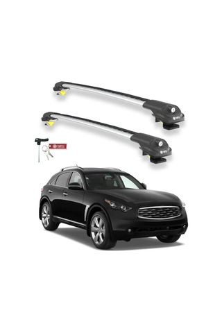 Turtle Infiniti Fx S51 2008-2017 Ara Atkı Air1 Gri