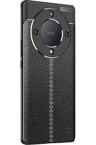 Huawei Honor X 9a Kılıf Zore Niss Deri Desenli Silikon Kılıf