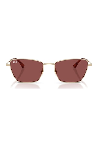 Ray-ban Rb 3783 921375 53 Unisex Geometrik Gold Metal Güneş Gözlüğü Altın