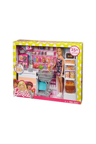Barbie Süpermarkette Oyun Seti Frp01