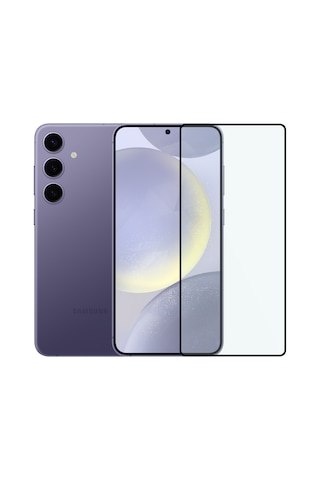 Safeus Tam Kaplayan Parmak İzi Bırakmayan Safir Ekran Koruyucu Cam , Samsung S24 İle Uyumlu