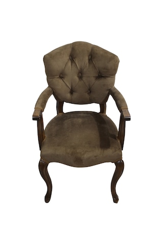 Bengimobilya Berjer Lüken Aslan Ayak Model Parlak Ceviz Baby Face Kumaş Kapito