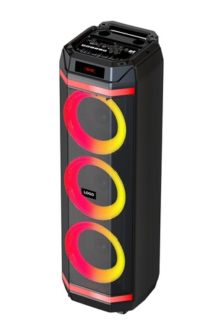 Gd-2889 Dijital Led Göstergeli Mikrofonlu Rgb Üçlü 8 İnç Stereo Bass Kablosuz Karaoke Hoparlör