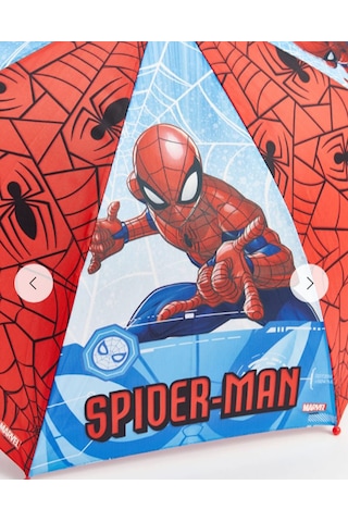 Spider-man Lisanslı Erkek Çocuk Şemsiye Çok Renkli
