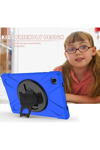 Mey Najmaddin Samsung Galaxy Uyumlu T220 Tab A7 Lite 8.7 Kılıf Amazing Tablet Kapak - Mavi Najmaddin Diğer