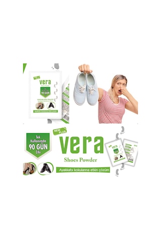 Vera Ayak Kokusu Giderici Ayakkabı İçi Koku Önleyici Toz 24 x 10 G