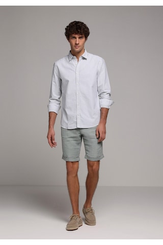 Colin's Colins Regular Fit Shirt Neck Çizgili Erkek Turkuaz Uzun Kol Gömlek Cl1079703 Q1.v2 Mnt Mint