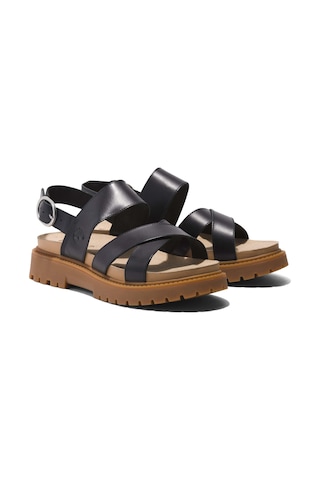 Timberland Backstrap Sandal Tb0A61Trw021-Black Full Graın Siyah