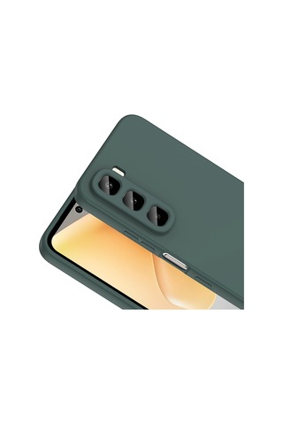 Maks Technology İnfinix Hot 60i 4g Kılıf Mkst Mara Lansman Kapak - Koyu Yeşil