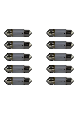 Sofit Ampul 12v 3w 10 Adet 31mmx8mm Sofit Ampul