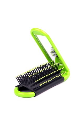 4 Adet Taşınabilir Saç Fırçası Katlanır - Kadınlar İçin Seyahat F