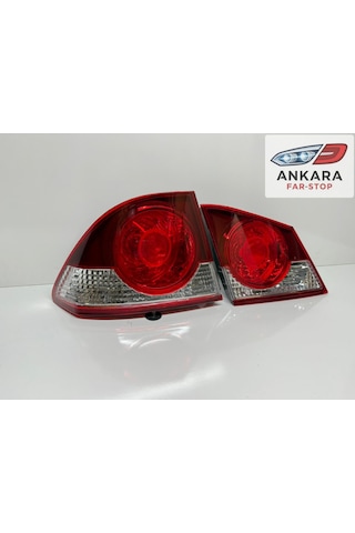 Honda Civic Fd6 2007 - 2009 Stop Lambası Sol İç Ve Dış Takım Toplam 2 Adet Stop