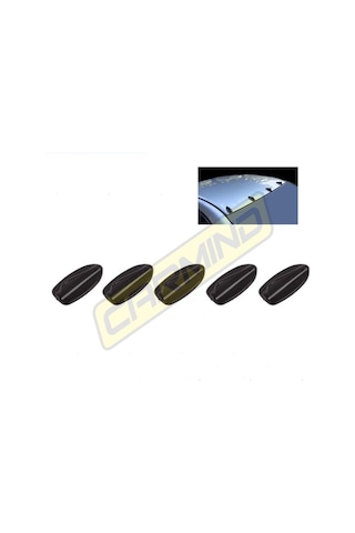 Otomarketin Mini 5 Li Balık Sırtı Anten Siyah