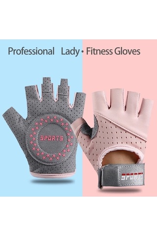 Pazly No.040301 Bisiklet Ve Yoga Spor Eldiveni Kadın 1 Adet İplikli 1 Adet