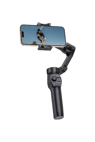 Fuchsia Sf27 360 Ayarlanabilir Katlanabilir Tripodlu 3 Eksenli Bluetooth Selfie Gimbal Stabilizatör