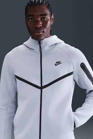 Nike Tech Fleece Full Zip Windrunner Hoodie Kapüşonlu Unisex Sweatshirt Mor