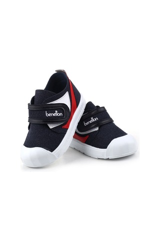 Benetton Bn-1403 Rahat Ortopedik Taban Kız/erkek Çocuk Ayakkabısı LACİ-KIRMIZI Lacivert - Kırmızı