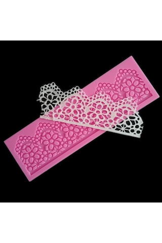 Dıy Pişirme Aletleri Dantel Silikon Kalıplar Fondan Kek Çevresel Dekorasyon Araçları Çikolata Kalıp, Size:lace Silicone Moulds Diğer
