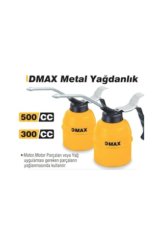 Metal Yağdanlık Madeni Yağdanlık 300cc