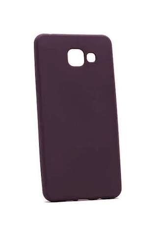 Samsung Galaxy Uyumlu A7 2016 Kılıf Esnek Yapılı İnce Slim Silikon Kapak Ryc/premier Bordo