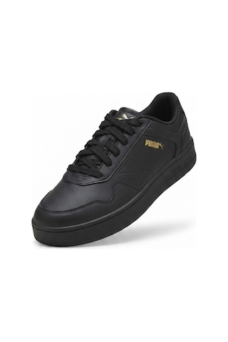 Puma 395018 02 Court Classic Siyah-gold Erkek Spor Ayakkabı