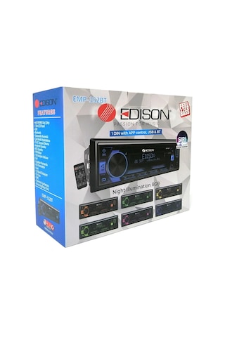 Edison Emp-352bt Oto Teyp Telefon Kontrollü Android/ıos Uyumlu 4