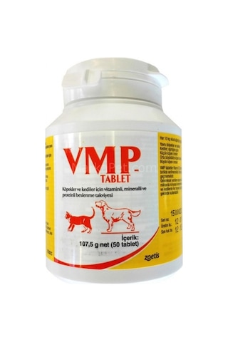 VMP Kedi ve Köpek Deri Ve Tüy Sağlığı Biotin Çinko Tablet 50 Tab VMP Kedi ve Köpek Deri Ve Tüy Sağlığı Biotin Çinko Tablet 50 Tab