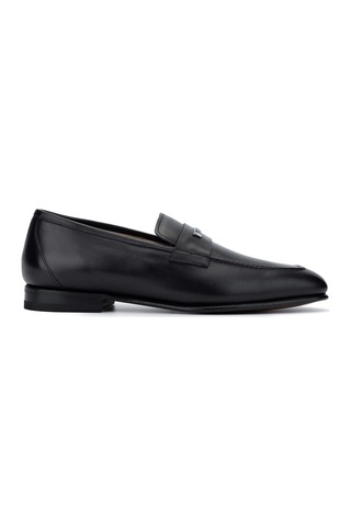 Valentino Valentıno Erkek Hakiki Deri Siyah Loafer Ayakkabı 667 20171 Erk Ayk Y23 Black Leather Siyah