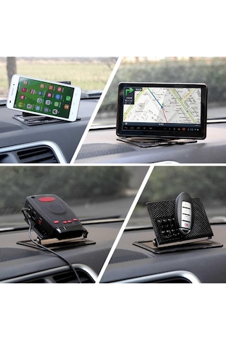 Telefon - Tablet - Navigasyon Tutucu 360 Oynar Kaydırmaz Stand (509138986)