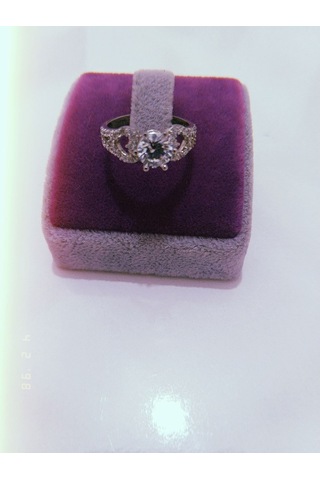 Kalpli Tektaş Model 925 Ayar Bayan Gümüş Yüzük