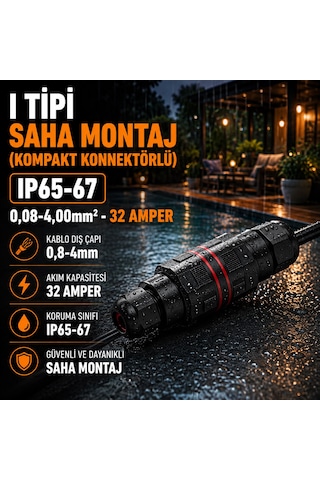 I Tipi Saha Montaj Kompakt Konnektörlü - Ip65-67