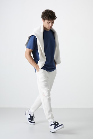 Tommy Life Ekru Bağcıklı Dar Paça Erkek Eşofman Alt - 84999 Ekru